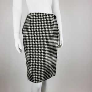 Ralph Lauren Wool Herringbone Wrap Skirt Size 6